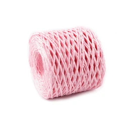 Rafie tricotat  genti - natural ø1,5 mm - Roz deschis (1 Bucată)