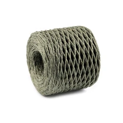 Rafie tricotat  genti - natural ø1,5 mm - Verde sticlă (1 Bucată)