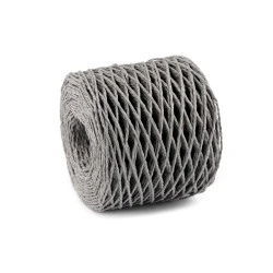 Rafie tricotat  genti - natural ø1,5 mm - Gri neutral (1 Bucată)