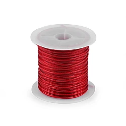 Snur decorativ lucios ø1 mm - Roșu (1 Bucată)