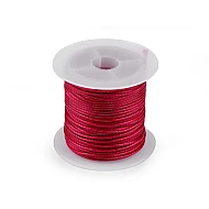 Snur decorativ lucios ø1 mm - Fuchsia închis (1 Bucată)