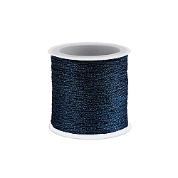 Snur lurex ø0,3 mm - Albastru închis (1 Bucată)