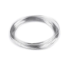 Sârmă de aluminiu ø1 mm - Argintiu (1 Bucată)