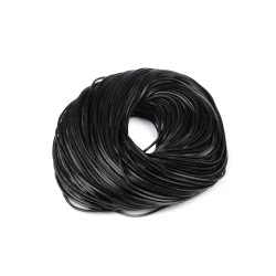 Snur din piele lățime 2 mm - Negru (1 Metru)