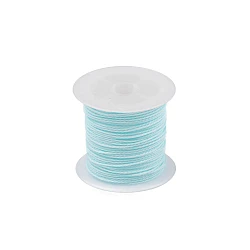 Snur pes rasucit ø1 mm cerat - Verde mentol (1 Bucată)
