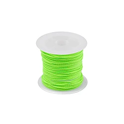 Snur pes rasucit ø1 mm cerat - Verde neon (1 Bucată)