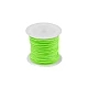 Snur pes rasucit ø1 mm cerat - Verde neon (1 Bucată)