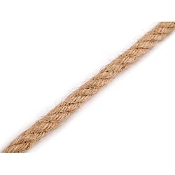 Snur de iută răsucit 10 mm - Ecru natural (5 Metri)