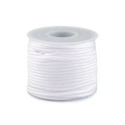 Cordelina paracord ø2,5 mm - Alb (25 Metri)