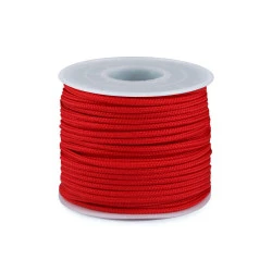 Cordelina paracord ø2,5 mm - Roșu (25 Metri)