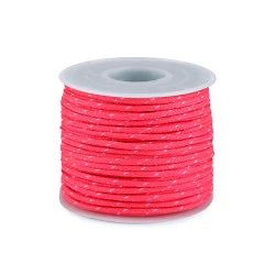 Cordelina paracord ø2,5 mm - Roz neon (25 Metri)