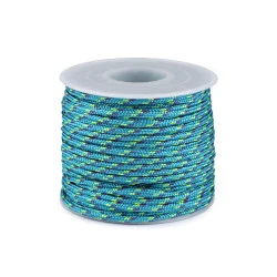 Cordelina paracord ø2,5 mm - Albastru azur (25 Metri)