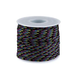 Cordelina paracord ø2,5 mm - Negru (25 Metri)