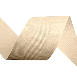 Bandă din bumbac herringbone, lățime 50 mm - Bej deschis (50 Metri)
