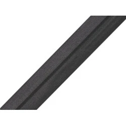 Elastic bias, lățime 19 mm - Negru (1 Metru)