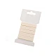 Bandă bumbac, lățime 10 mm - Ecru deschis (1 Card)