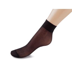 Șosete din nailon 20den 2 perechi - Negru (1 Cutie)