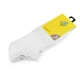 Șosete antibacteriene unisex din bumbac - Alb (1 Pereche)