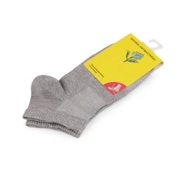 Șosete antibacteriene unisex din bumbac - Gri neutral (1 Pereche)
