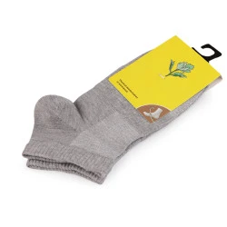 Șosete antibacteriene unisex din bumbac - Gri neutral (1 Pereche)