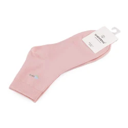 Șosete din bumbac femei/fete nice - Roz pudrat (1 Pereche)