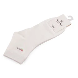 Șosete din bumbac femei/fete nice - Crem foarte deschis (1 Pereche)