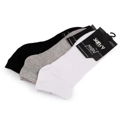 Șosete bărbătești din bumbac până la gleznă - Mix (3 Perechi)