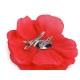 Broșă / clamă de păr trandafir, ø10 cm - Roșu (1 Bucată)