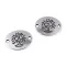 Accesoriu / ornament metalic pomul vieții, 17x22 mm - Platinum (4 Bucăți) Accesoriu / ornament metalic pomul vieții, 17x22 mm - Platinum (4 Bucăți)
