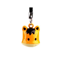 Agățătoare telefon / breloc chei, diverse modele - Orange-yellow (1 Bucată)