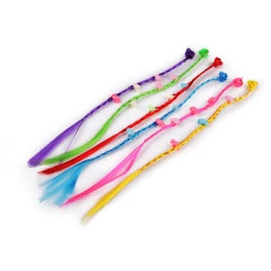 Clești de păr cu șuvițe colorate - Mix (6 Bucăți)