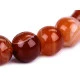 Brăţară cu mărgele agat roșu - Agat (1 Bucată)