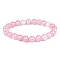 Brăţară cu mărgele minerale cuart roz - Roz quartz (1 Bucată)