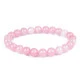 Brăţară cu mărgele minerale cuart roz - Roz quartz (1 Bucată)