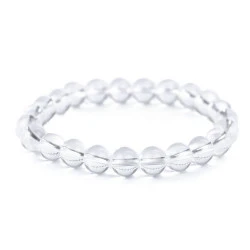 Brăţară cu mărgele cuarț - Cristal (1 Bucată)