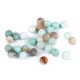 Mărgele amazonit mat, ø6 mm - Amazonit (60 Bucăți)