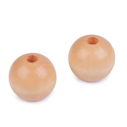 Mărgele din lemn, ø40 mm - Roz somon (10 Bucăți)