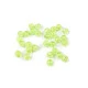 Mărgele de plastic, ø8 mm - Verde (30 Grame)