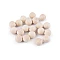 Margele din lemn fara gaura ø18 mm - Natural deschis (20 Bucăți)