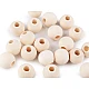 Mărgele din lemn nelăcuite ø18 mm - Natural deschis (600 Bucăți)