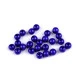 Mărgele plastic color ø8 mm - Alb (7 Grame)