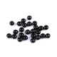 Mărgele plastic color ø8 mm - Alb (7 Grame)