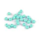 Mărgele plastic color ø8 mm - Alb (7 Grame)