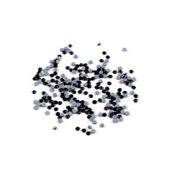 Strasuri de lipit la cald - hot-fix marimea ss6 - Negru (2 Grame)
