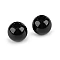 Mărgele din plastic ø30 mm - Negru (2 Bucăți)