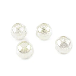 Mărgele din plastic cu efect ab ø20 mm - Transparent (4 Bucăți)