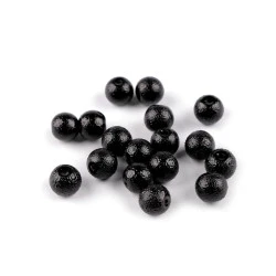 Perle de sticlă ø10 mm - Negru (20 Grame)