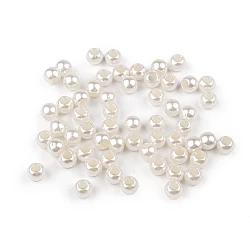 Perle din plastic cu orificiu mare  ø8 mm - Sidef (20 Grame)