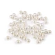Perle din plastic cu orificiu mare  ø8 mm - Roz deschis (20 Grame)