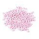 Mărgele din plastic color ø4 mm - Roz (20 Grame)